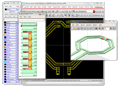 RFIC via array interconnect