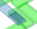 RFIC via array interconnect