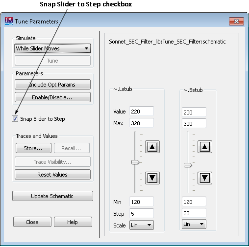 Tune Window