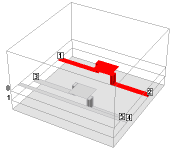 Polygon A is selected (3D)
