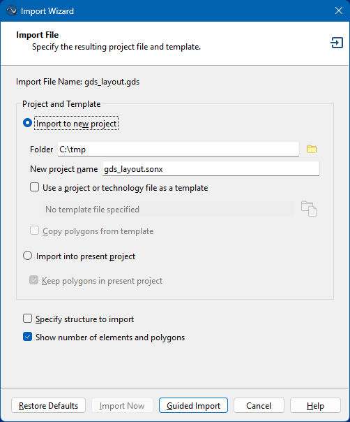 Import File Page
